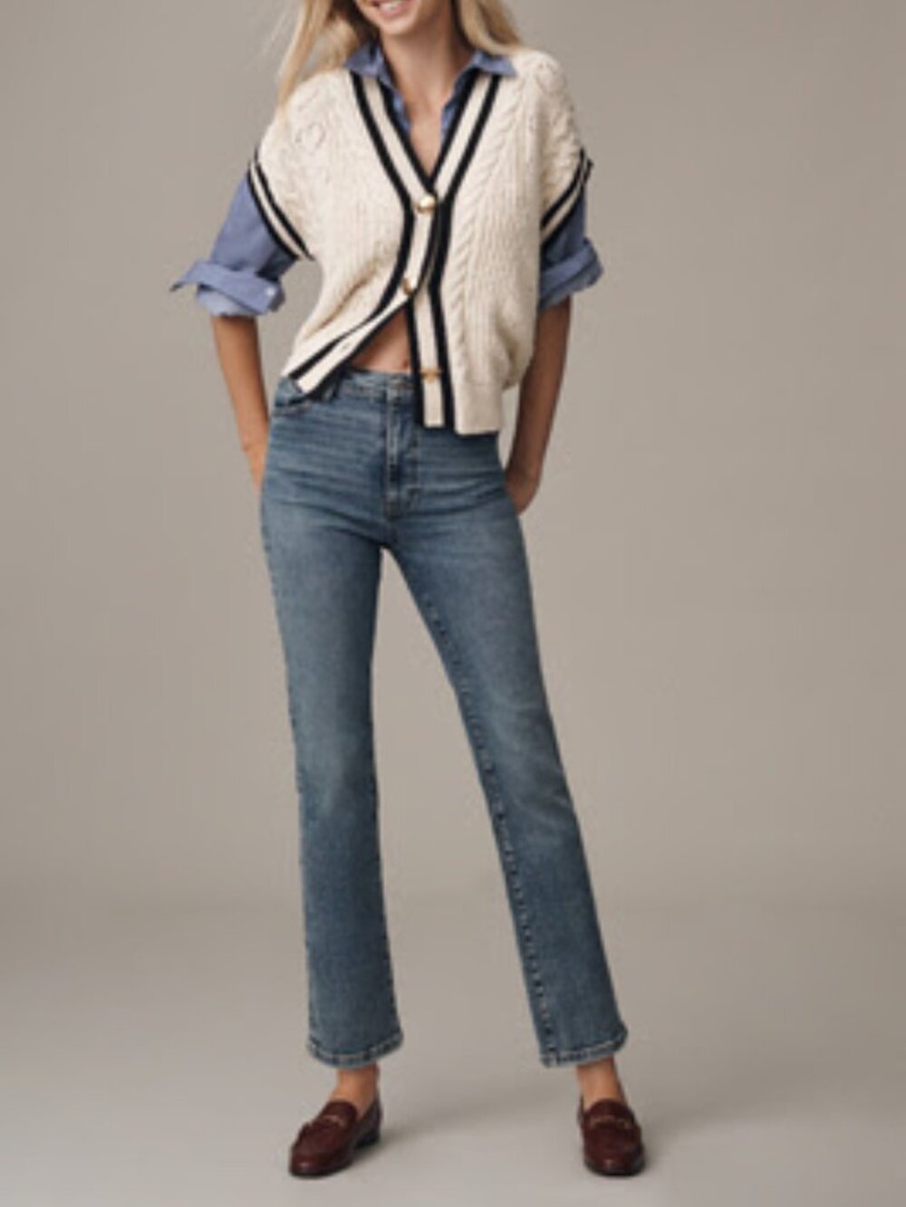 FRAME Le Sleek High-Rise Straight-Leg Jeans